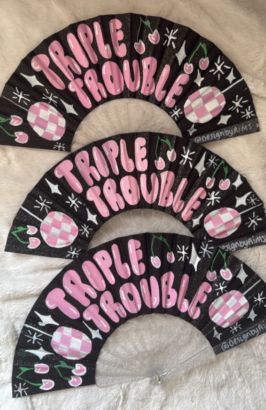 3 triple trouble fans set